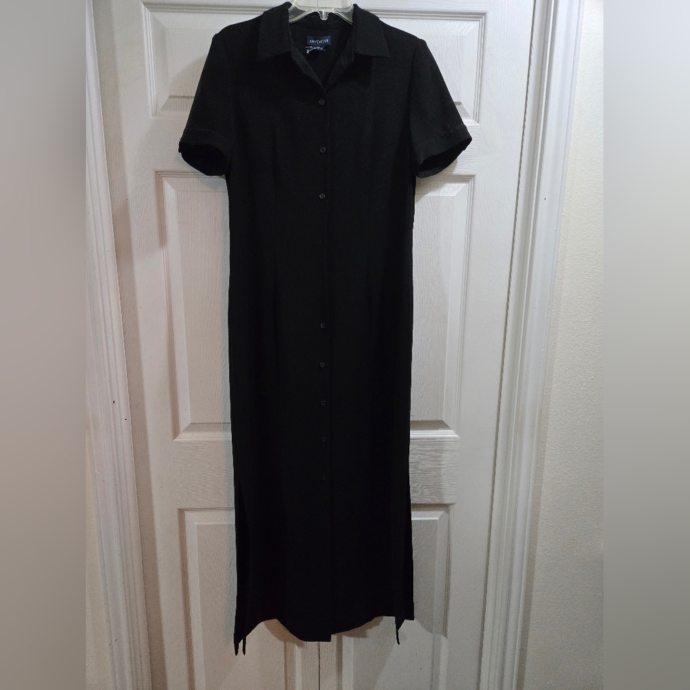 Ann Taylor Black Maxi Dress, Size 12 - Picture 2 of 12